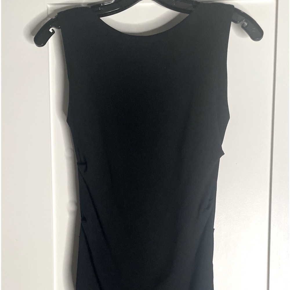 Nicole Miller - black sleeveless dress - Size P